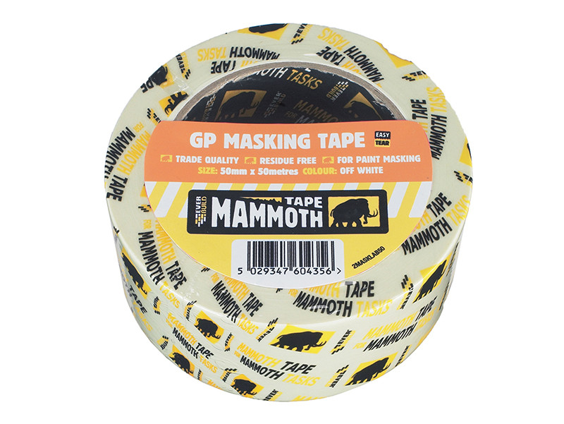 Everbuild EVB2MT Mammoth Retail Masking Tape 50m