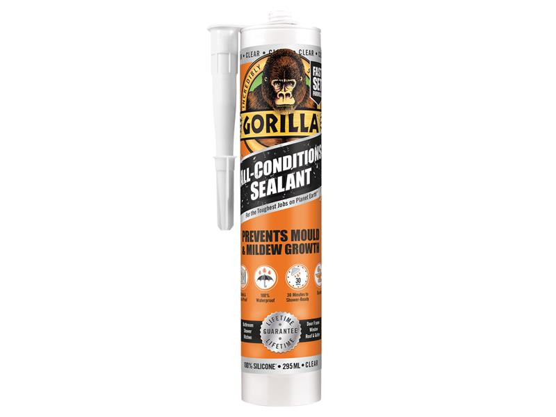 Gorilla Glue GRGSEAL Gorilla All Condition Sealant Clear 295ml