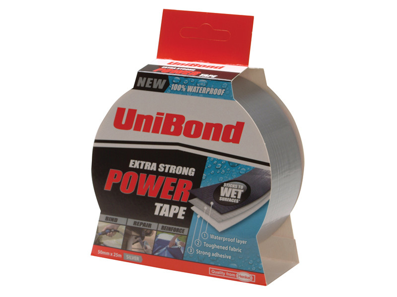 Unibond UNI1518497 Powertape 50mm x 25m Silver